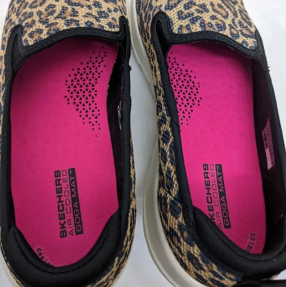 Skechers Leopard Print Go Walk Joy Fiery - Picture 8 of 13